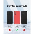 thumbnail image 6 of [3 in 1 for Samsung Galaxy A13 5G case, with 2 Pack Screen Protector, Camera Protection，Liquid Silicone Slim Shockproof Protective Phone Case [Microfiber Lining] (Red), 6 of 12