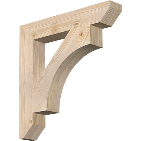 

Ekena Millwork 3 1/2 W x 22 D x 22 H Westlake Slat Smooth Bracket Douglas Fir