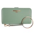 thumbnail image 1 of Cartera Marca Nicole Lee Lisa Con Correa Verde Nicole Lee Liola BIFOLD Wallet Wristlet, 1 of 1