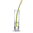 thumbnail image 1 of 8" Mouth Blown Crystal Bud Vase, 1 of 1
