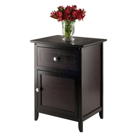 Nightstand: Winsome Nightstand - Dark Brown (Espresso)