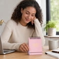 thumbnail image 7 of 2027 Mini Desktop Calendar, Portable Spiral‑Bound Desk Calendar Multicolor Paper Table Planner for Office Home Student Workspace Decor, 7 of 7