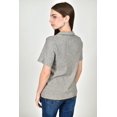 thumbnail image 3 of Blusa tejida con botones Roman Fashion /Juvenil, 231 (Gris) gris M, 3 of 4