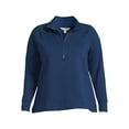 thumbnail image 5 of Terra & Sky Women's Plus Size Quarter-Zip Sweatshirt, 5 of 5