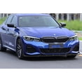 thumbnail image 3 of For 2019-2022 BMW G20 M-Sport M340i Unpainted BLK Front Bumper Body Kit Lip 3PCS, 3 of 6