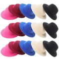 thumbnail image 1 of Mizh 15 piezas de sombreros para decorar muñecas en miniatura, adorables gorras para muñecas, accesorios de decoración, 1 of 7