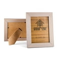 thumbnail image 1 of Rustic Wooden Picture Frames - 100% Natural Solid Eco Wood for Wall Mounting/ Tabletop Photo Frame - Pack of 2/ Pack of 1, 1 of 5