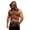 Brown, variant on Graphic Camo Sleeveless Hooded Tank Top for Men, Muscle Fit Pullover Gym Vest - Quick-Dry Athletic Shirt with Pocket for Bodybuilding & Summer Training Camouflage M