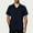 39#Navy, variant on JXMVOJ Men's Casual Summer T-Shirt, Polyester Fiber, Short Sleeve, Stylish Buttoned Collar, Comfortable for Daily Wear, Casual, Outdoor, Vacation, Party & Work