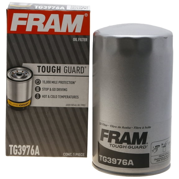 FRAM Tough Guard Filter TG3976A, 15K Miles, Replacement Oil Filters, Fit for Selected Vehicles