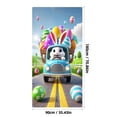 thumbnail image 2 of Festive Door Decoration Curtain With Hanging Fabric Flags For Indoor And Outdoor Party Setting Polyester Material For Seasonal Display, 2 of 6
