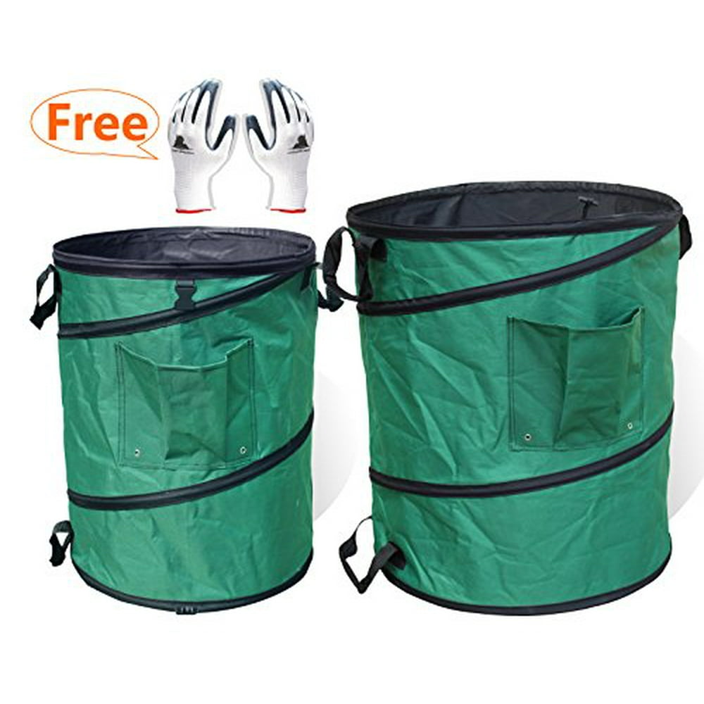 Gardzen 45 Gallon Pop Up Gardening Bag with Extra 30 Gallon Pop Up