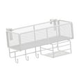 thumbnail image 3 of Estante de noche, cesta de almacenamiento para literas, organizador que ahorra espacio para la oficina y el hogar. Blanco B, 3 of 9