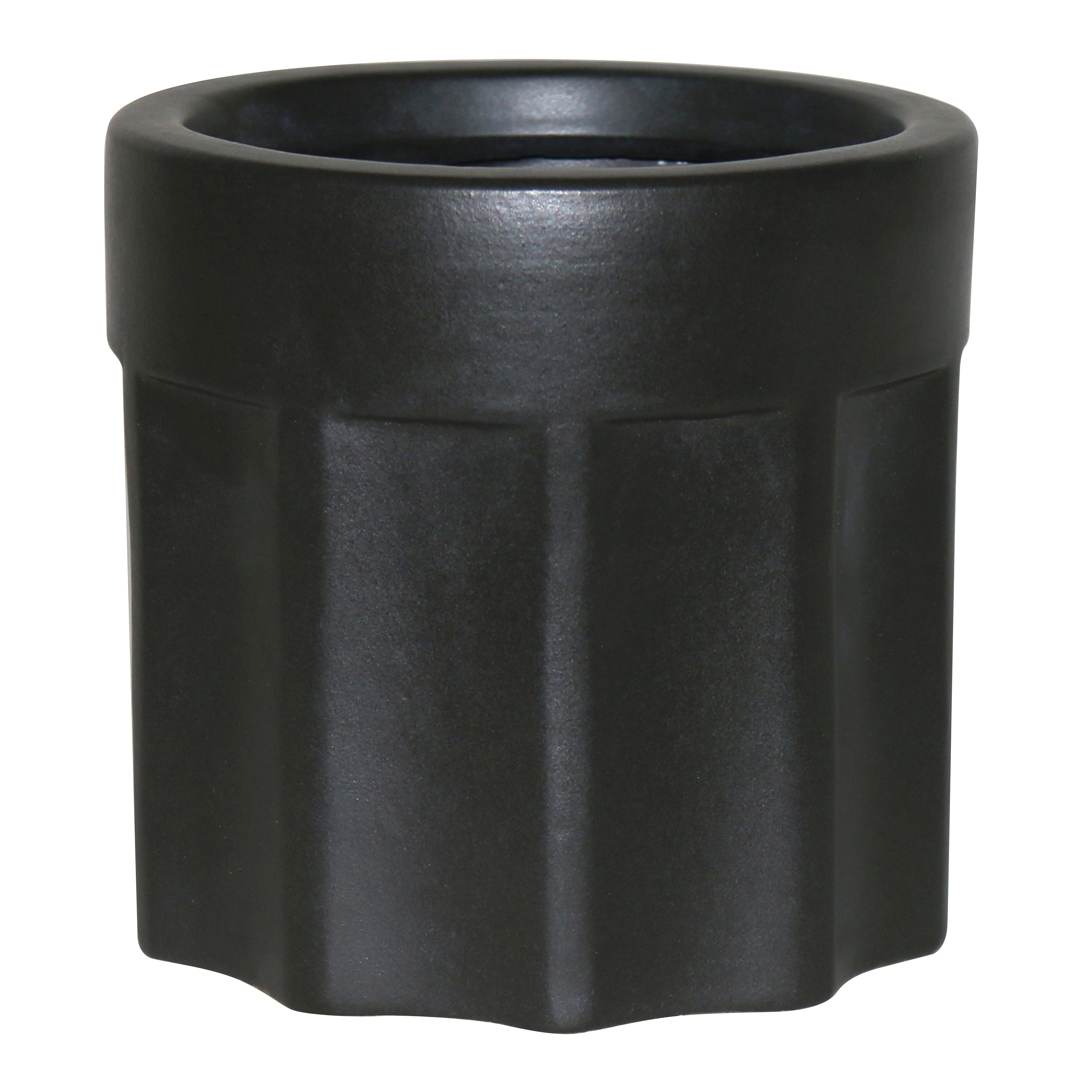Better Homes&gardens 5 inch Black Glazed Ceramic Planter