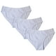 thumbnail image 1 of Puntoco Ropa interior breve para mujer, 3 piezas, bragas elásticas de cintura baja con ventilación de color sólido para uso diario, 1 of 3