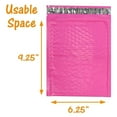 thumbnail image 4 of 30 Pack 4x8, 6x10", 8x12, 10x15 Inch Hot Pink, Yellow, Purple Assorted Combo Padded Colored Bubble Mailers, Self Seal Mailing Shipping Envelope Bags, 4 of 8