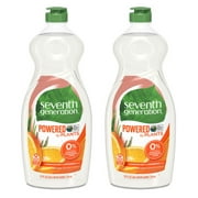 (2 pack) (2 Pack) Seventh Generation Dish Liquid Soap Clementine Zest & Lemongrass 25 fl oz
