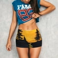 thumbnail image 3 of Fotbe Sunset River Pine Trees Shorts Sin Costuras – Shorts Deportivos de Cintura Alta para Mujer, Elásticos para Gimnasio, Yoga, Running o Ciclismo-Medium, 3 of 8