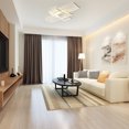 thumbnail image 4 of Garwarm Modern Dimmable LED Ceiling Light Fixture, Remote control 3 Color Selectable Flush Mount Ceiling Lamp Ceiling Lights for Sitting Room Kitchen Bedroom Hallway, 4 of 17