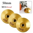 thumbnail image 3 of M14 thread 50mm Brazing Diamond Edge Profile Polishing Grinding Wheel for Marble, 3 of 5