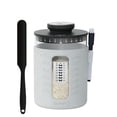thumbnail image 1 of Kit de frasco para masa madre Baytoot de 33 oz con base de vidrio grueso, 1 of 7