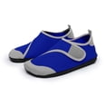 thumbnail image 4 of XUNKUSGA Women's Water Shoes Quick-Drying Breathable Mesh Hike Footwear Womens Casual Closed Toe Hook Loop Strap Barefoot Aqua Socks for Beach Swim Yoga,Blue,6.5-7, 4 of 8