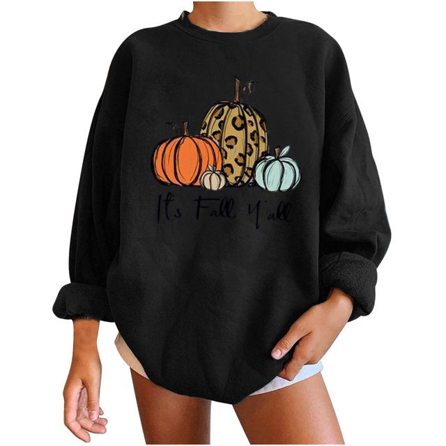 Sudaderas con capucha estampadas de manga larga informales para mujer a la moda de Halloween Fridja ghj987+408