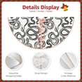 thumbnail image 3 of Fotbe Hand Drawn Snake Pattern Christmas Tree Skirt, Tree Skirts Plush Christmas Decorations, Christmas Tree Skirts Xmas Decorations Holiday Party Decor-36", 3 of 6