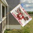 thumbnail image 4 of Estaré en casa para Navidad, divertida bandera de Papá Noel Trump 2 para exteriores, 3 x 5 pies, pancarta para exteriores, bandera de doble cara para casa, jardín, patio, desfile, cartel para fiesta,, 4 of 8
