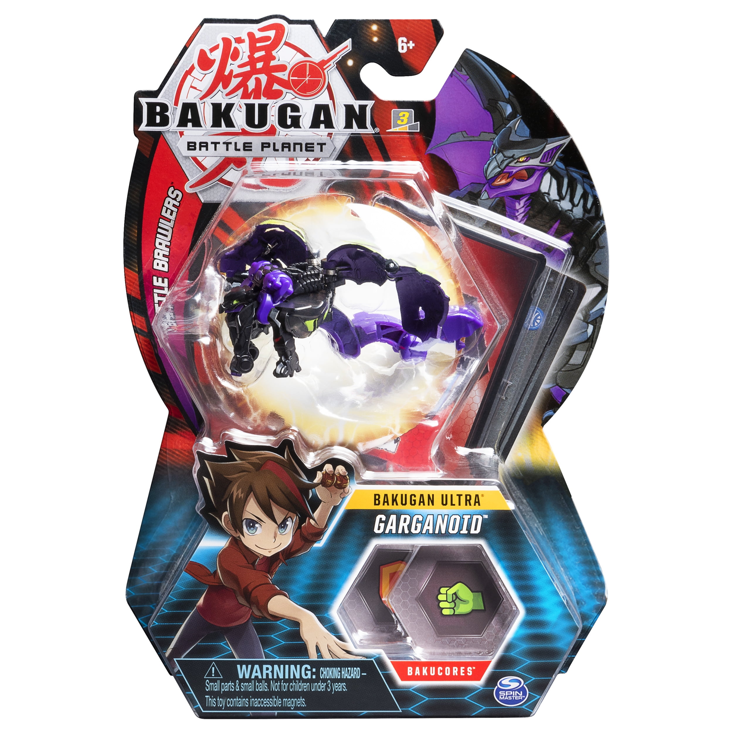 Bakugan Ultra, Garganoid, 3-inch Collectible Action Figure and Trading Card, for Ages 6 and Up
