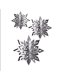thumbnail image 1 of Encanto de copo de nieve con cuerda para Navidad, vacaciones de invierno, fiesta de año nuevo, suministros para el hogar (plata) (12 piezas), 1 of 5