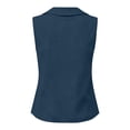 thumbnail image 6 of RQYYD Womens Collar Eyelet Trim Sleeveless Blouse Casual Slim Fit Tank Top for Daily Wear, 6 of 7