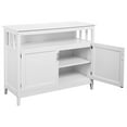 thumbnail image 7 of Costway Modern Kitchen Storage Cabinet Buffet Server Table 36" Sideboard Dining Wood White, 7 of 7