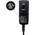 thumbnail image 2 of HQRP AC Adapter w/ 9V Battery Snap Connector for Boss CS-3 Compression Sustainer DS-1 Distortion MT-2 Metal Zone RC-3 Loop Station RV-5 Effects Pedal w/ Battery Clip Converter, 2 of 7