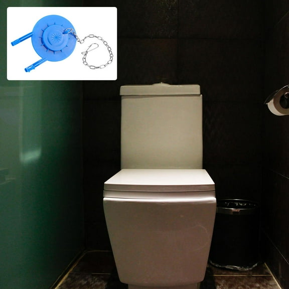 Soimiss Durable Blue Toilet Flapper for Toilet Tank Replacement and Water Saving