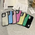 thumbnail image 2 of Niche summer simple solid color suitable for Apple 14pro max phone case iphone11 Maiden 12 new 13pro LXY, 2 of 7