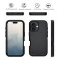 thumbnail image 4 of Carcasa rígida de PC y TPU a prueba de polvo para iPhone 16 Pro Max, carcasa protectora a prueba de golpes para iPhone 16 Plus Pro Max, 4 of 8