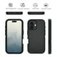 thumbnail image 4 of Carcasa rígida de PC y TPU a prueba de polvo para iPhone 16 Pro Max, carcasa protectora a prueba de golpes para iPhone 16 Plus Pro Max, 4 of 7