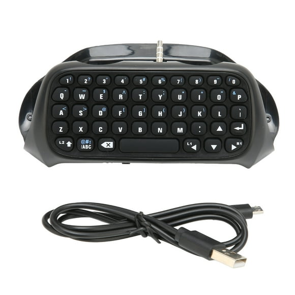 Wireless Mini Bluetooth Keyboard DC 5V Stable Portable Gamepad Message Keyboard for PS4 Controller