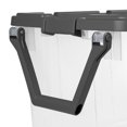 thumbnail image 3 of Sterilite 160 Qt Latching Stackable Wheeled Storage Tote w/ Lid, 4 Pack, 3 of 8