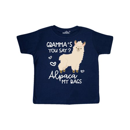 

Inktastic Gramma s You Say Alpaca My Bags Gift Toddler Boy or Toddler Girl T-Shirt