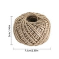 thumbnail image 3 of Wosthever Cuerda de cinta de arpillera trenzada para banquete de boda, cuerdas de hilo para coser, decoración, cordón para envolver, accesorios para Type11 NO11 Wosthever JJ5310-18, 3 of 6