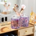thumbnail image 6 of Fresh Flowers Lavender Pink Translucent Plastic Cans Storage Canisters with Lid Set of 4, 6 of 7