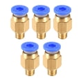 thumbnail image 5 of Conector de tubo M6 Uxcell para fijaciones de impresora 3D, para tubo de 4mm y filamento de 1.75mm 5PCS, 5 of 5