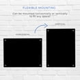 thumbnail image 6 of 15x20 Dry Erase Board for Wall - with .25 Black Acrylic and Satin Stand Off Finish - Perfect Whiteboard for Office, Home, Classroom - Durable and Stylish .25 Black Acrylic Dry Erase Board, 6 of 8