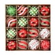thumbnail image 2 of Bolas decorativas navideñas de 16 piezas/6 cm para árbol de Navidad, caja de regalo navideña, colgante electrochapado rojo y blanco, decoración navideña electrochapada, adornos navideños para exterior, 2 of 9