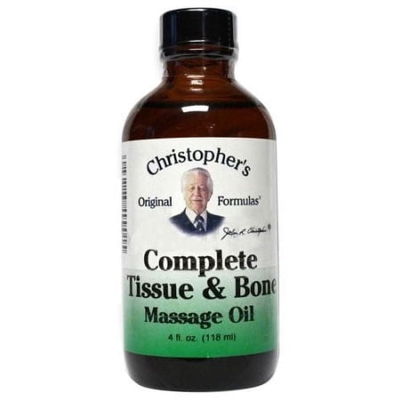 Dr. Christopher's Original Formulas Complete Tissue & Bone Massage Oil, 4 Oz