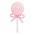 thumbnail image 2 of Clearance Under $1 Pink Lollipop Ornament, Glitter Candy Christmas Pendant, 1PC, 21x8.8cm, Tree Hanging Decor, Pink (B), 2 of 5