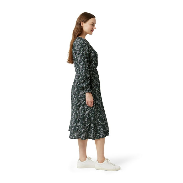 Chaps midi dress discount