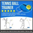 thumbnail image 4 of Azul APP LIFE Tenis Entrenador Remolque Bolas con Cuerda Herramienta de Entrenamiento Entrenador Base Deportiva para Mujeres Hombres Niños Jugador Líder Excelente Rendimiento, 4 of 4